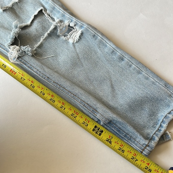 Brandy Melville Destroyed Ripped Mom Jeans - Picture 15 of 15